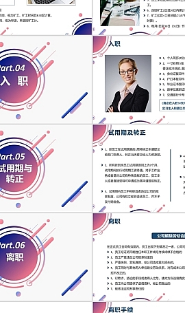 2020年人事管理制度学习PPT人力资源人事部门新员工业务培训课件下载