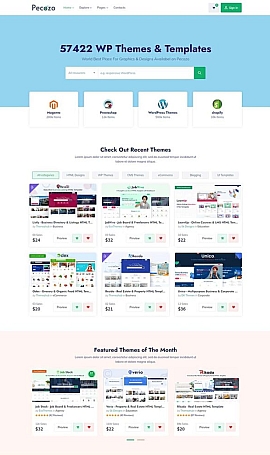 静态HTML模板素材广告图片分享平台