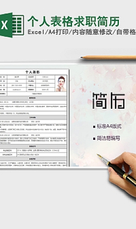 求职简历模板 免费下载