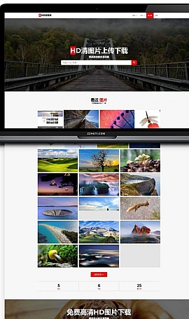 美图壁纸图库图片上传分享下载整站源码