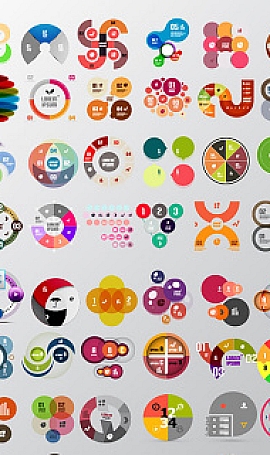 图谱分类素材-含多个ppt元素下载